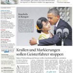 Titelseite "Die Welt Kompakt" vom 20. November 2012