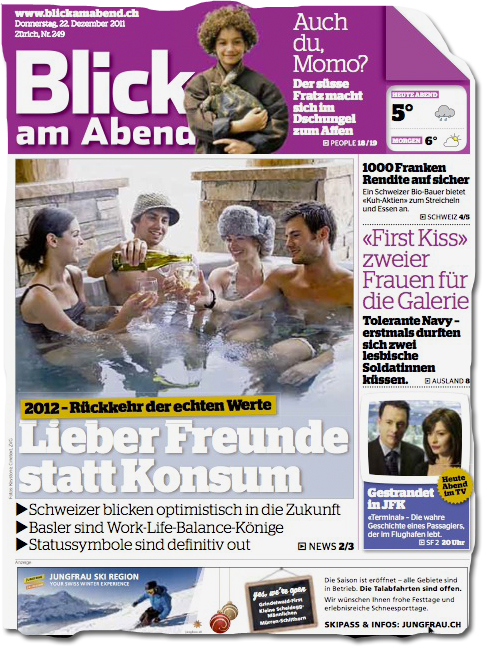 Blick am Abend Titelseite