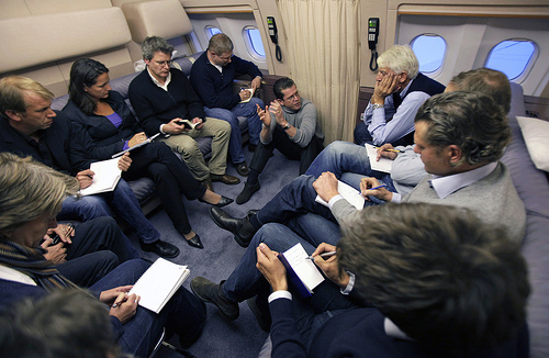 Guttenberg und Journalisten