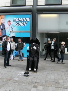 Strassenkünstler in London (Bild: shining.darkness)