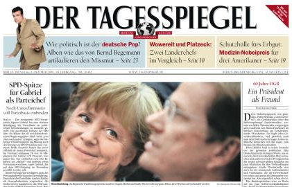 Titelseite Tagesspiegel Titelseite Tagesspiegel
