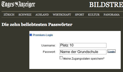 Screenshot tagesanzeiger.ch