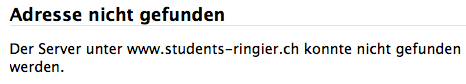 Screenshot students-ringier.ch Screenshot students-ringier.ch